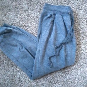 Gray sweatpants